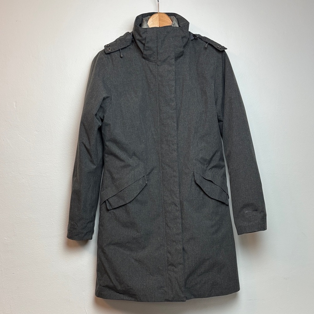 Patagonia Women's Vosque 3-in-1 Parka Jacket Coat Small Gray Hooded #28567‎